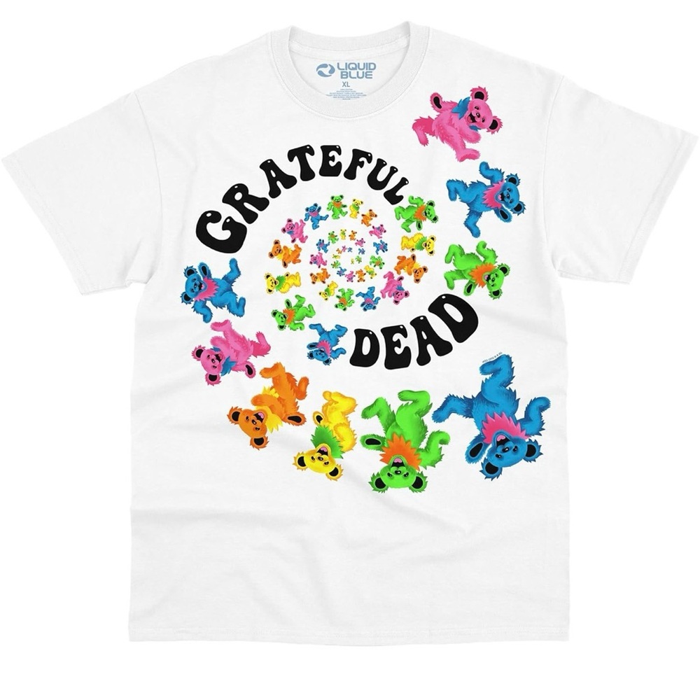 Grateful Dead Spiral Bears 3.0 Tee NWT!